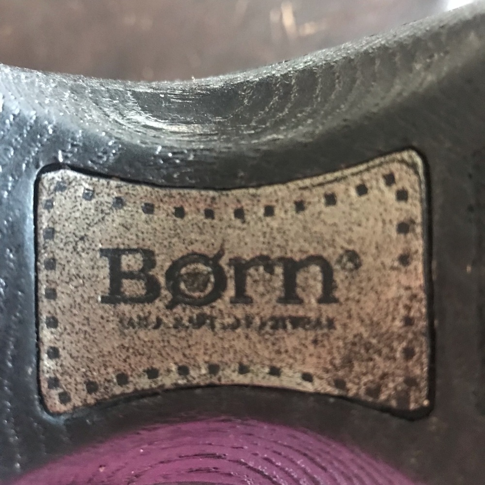 Women’s Marley Silver Gun metal BORN shoes size 8 M - Picture 6 of 11